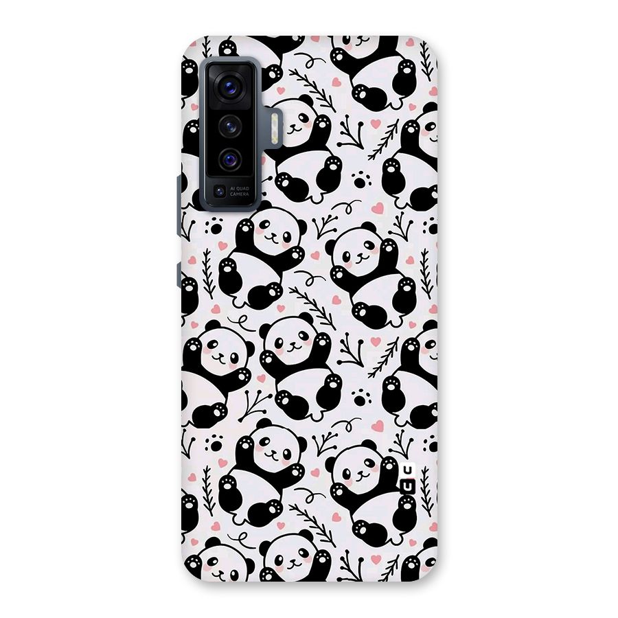 Cute Adorable Panda Pattern Back Case for Vivo X50
