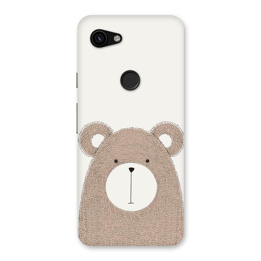Cute Bear Back Case for Google Pixel 3a