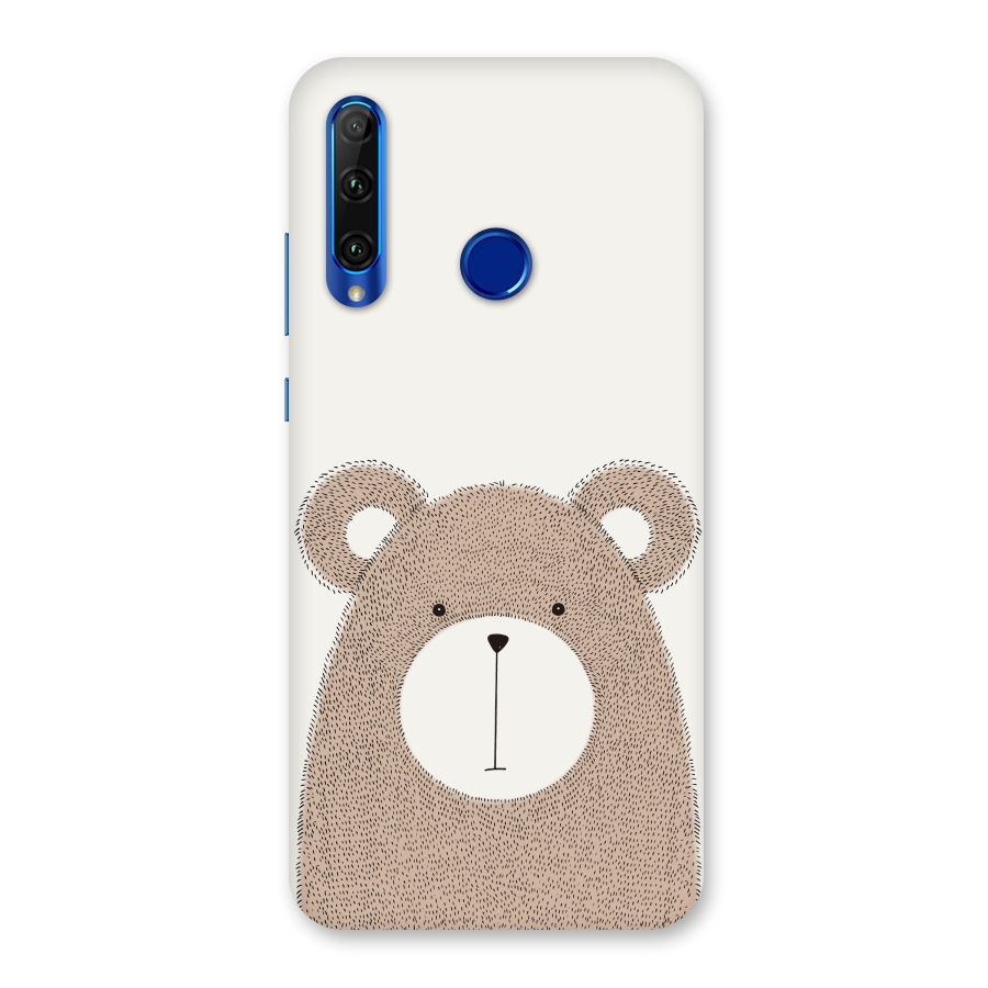 Cute Bear Back Case for Honor 20i