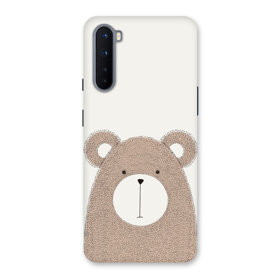 Cute Bear Back Case for OnePlus Nord