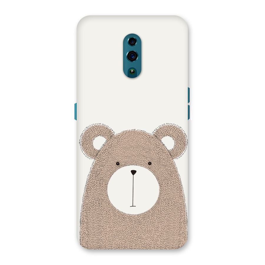 Cute Bear Back Case for Oppo Reno