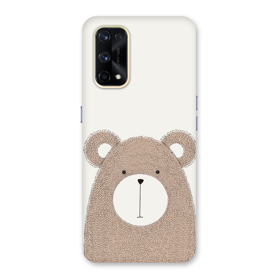 Cute Bear Glass Back Case for Realme X7 Pro