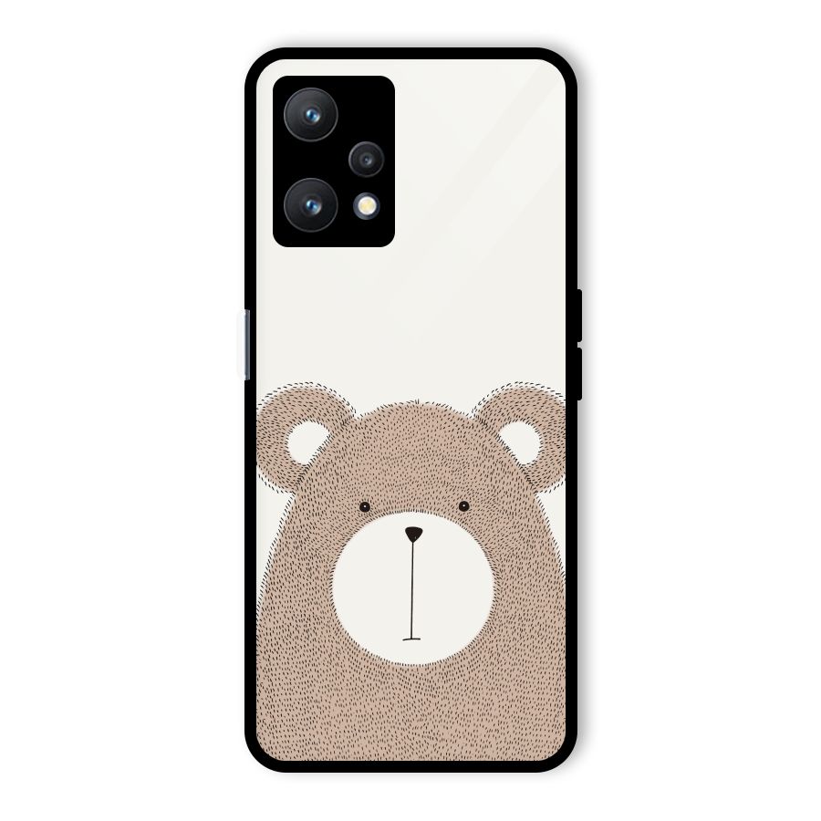 Cute Bear Glass Back Case for Realme 9 Pro 5G