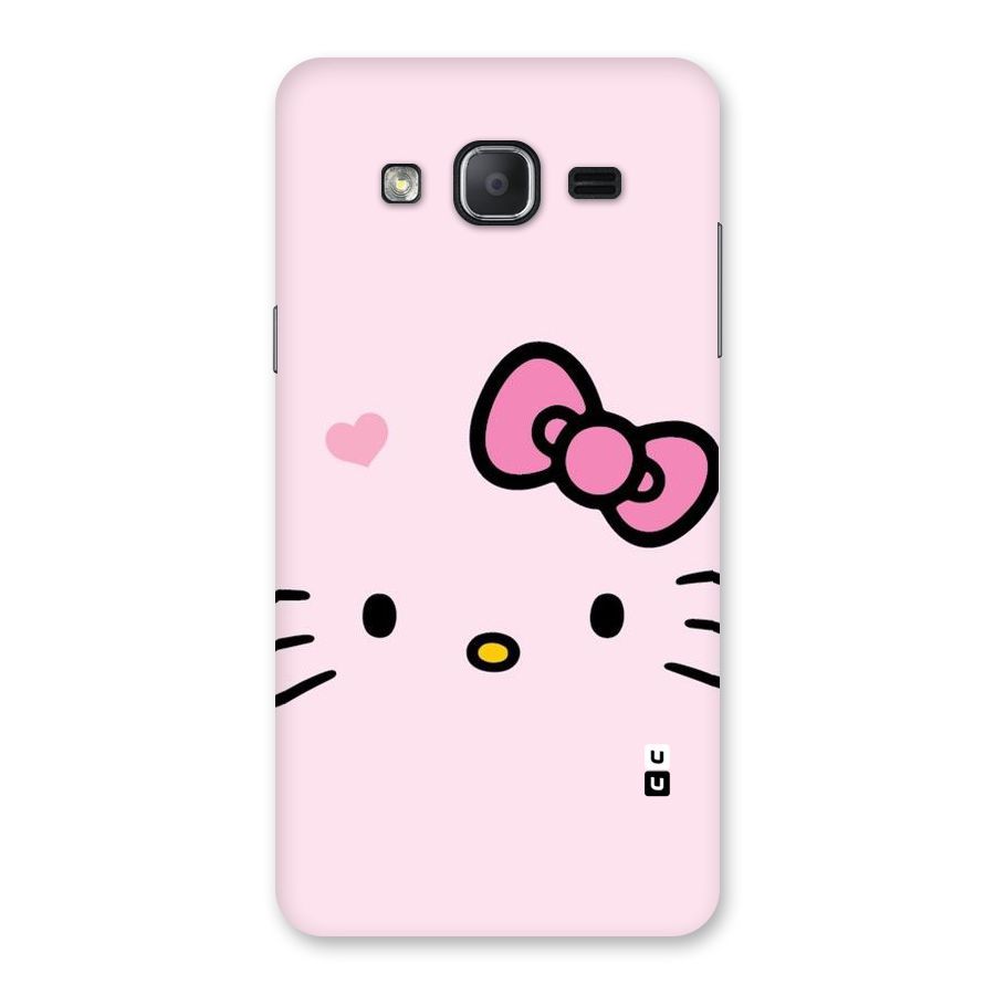 Cute Bow Face Back Case for Galaxy On7 2015