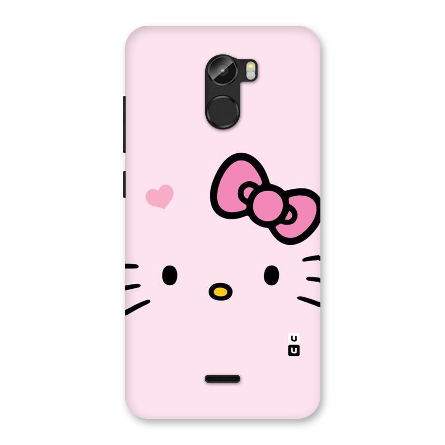 Cute Bow Face Back Case for Gionee X1