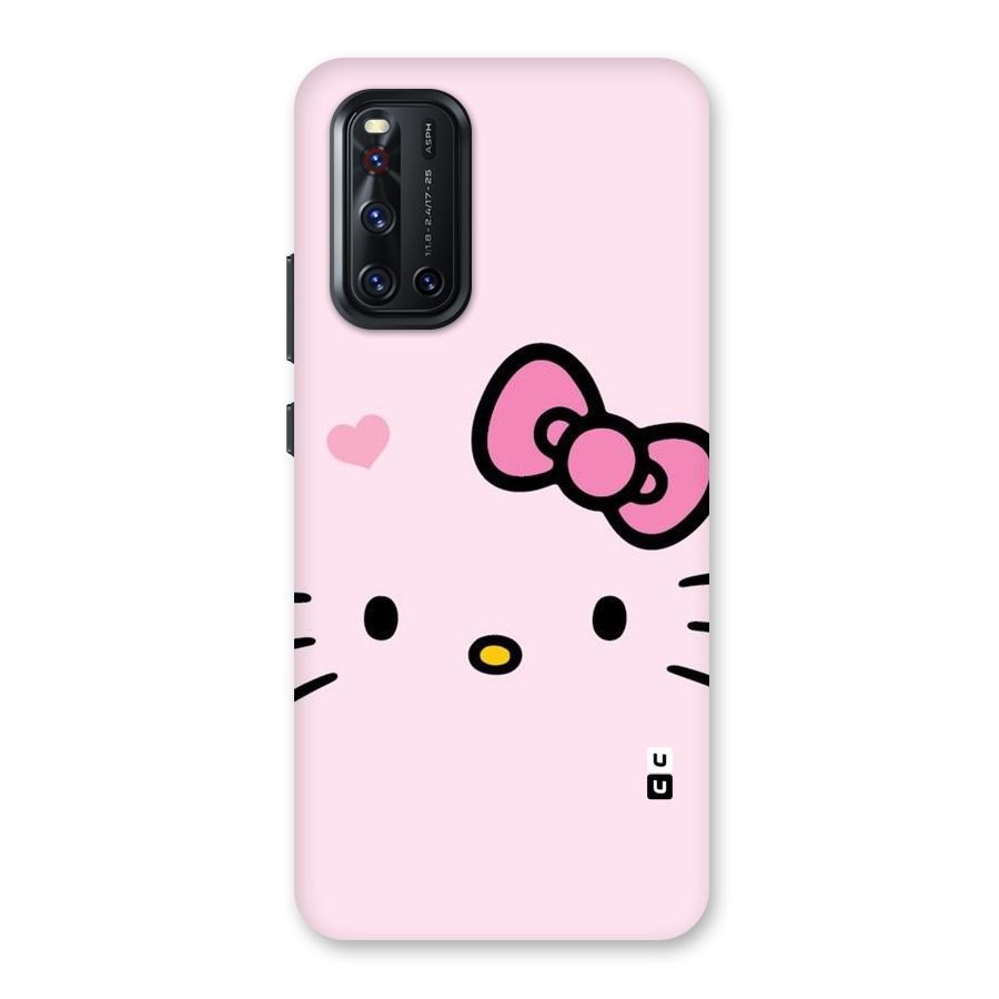 Cute Bow Face Back Case for Vivo V19