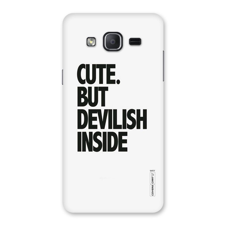 Cute But Devil Back Case for Galaxy On7 2015