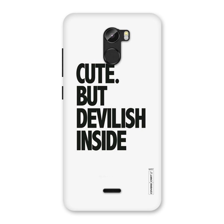 Cute But Devil Back Case for Gionee X1
