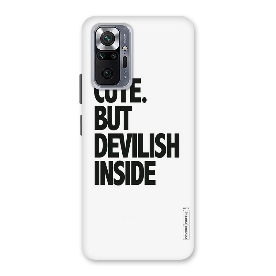 Cute But Devil Back Case for Redmi Note 10 Pro Max