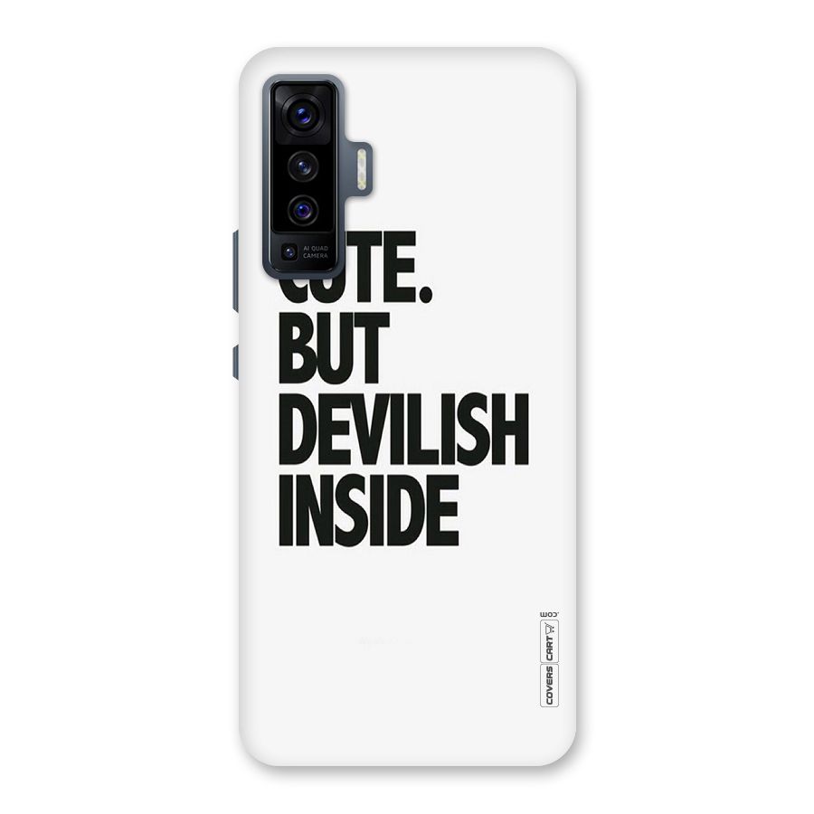 Cute But Devil Back Case for Vivo X50