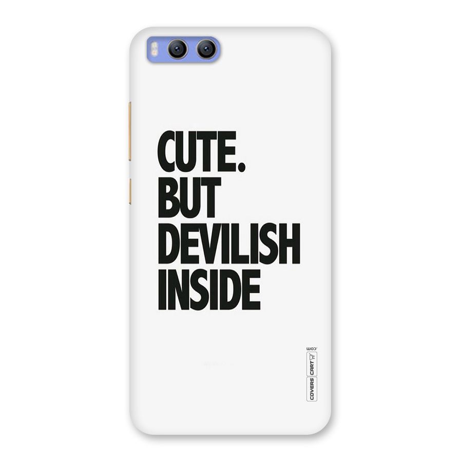 Cute But Devil Back Case for Xiaomi Mi 6