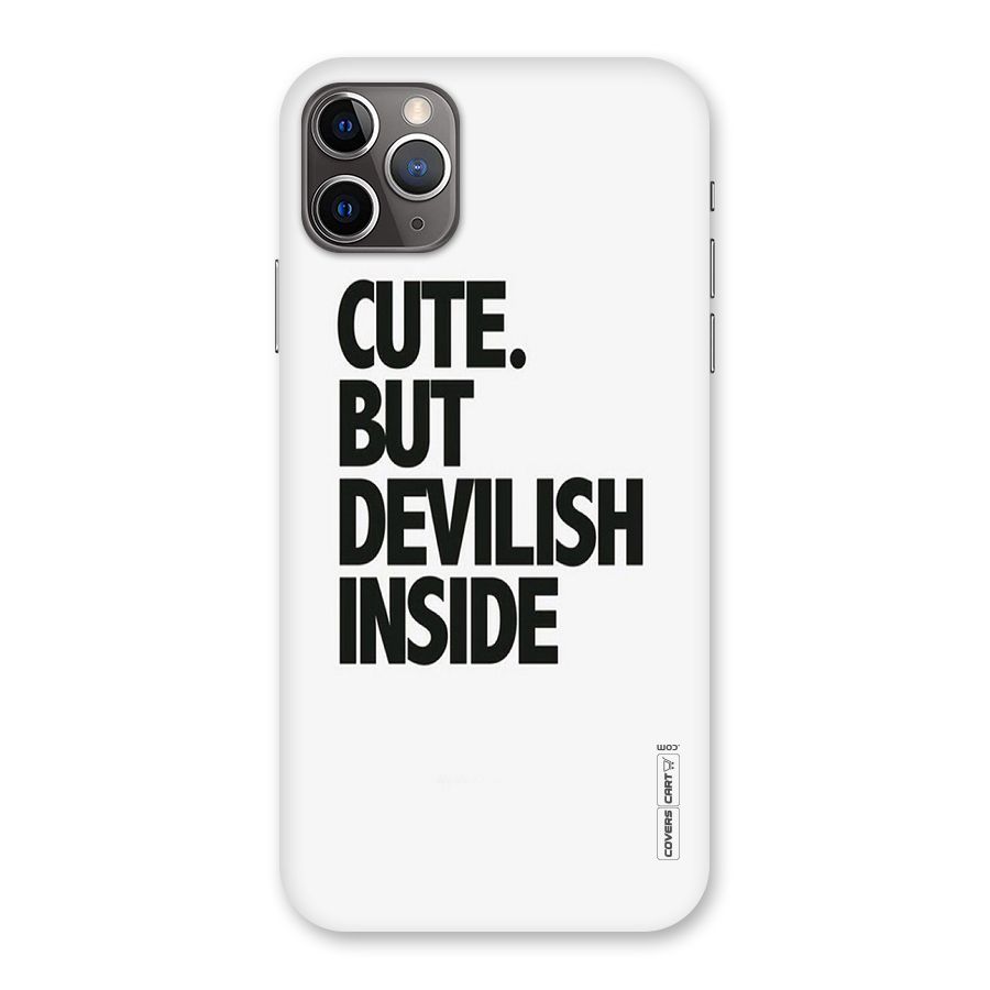 Cute But Devil Back Case for iPhone 11 Pro Max