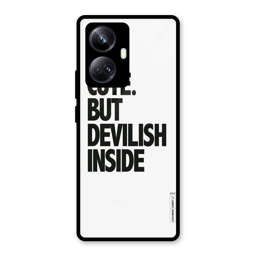 Cute But Devil Glass Back Case for Realme 10 Pro Plus