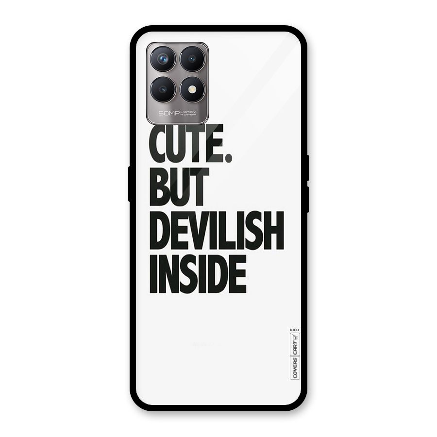 Cute But Devil Glass Back Case for Realme Narzo 50