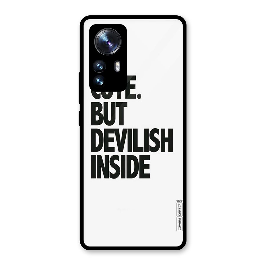 Cute But Devil Glass Back Case for Xiaomi 12 Pro