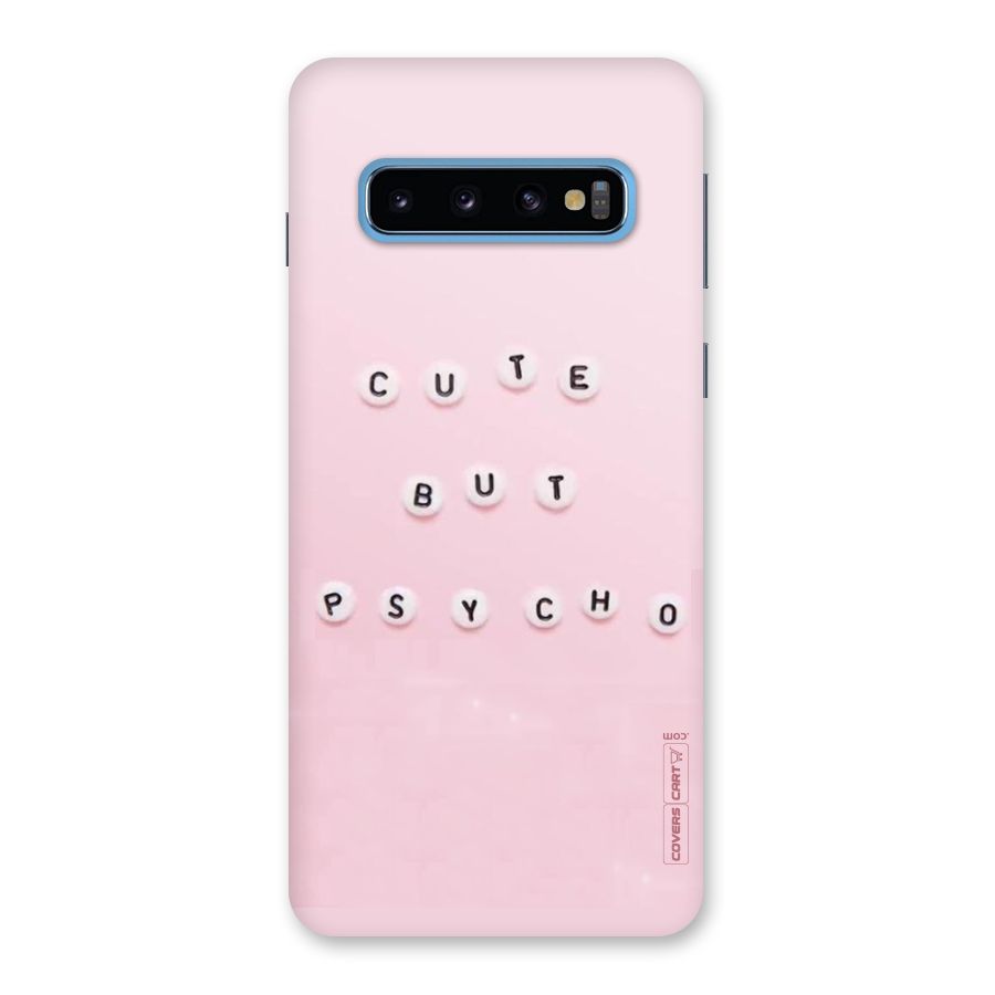 Cute But Psycho Back Case for Galaxy S10