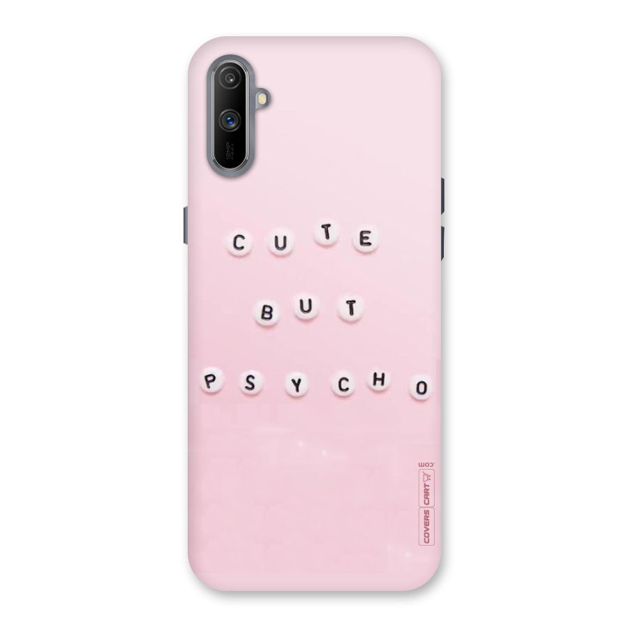 Cute But Psycho Back Case for Realme C3