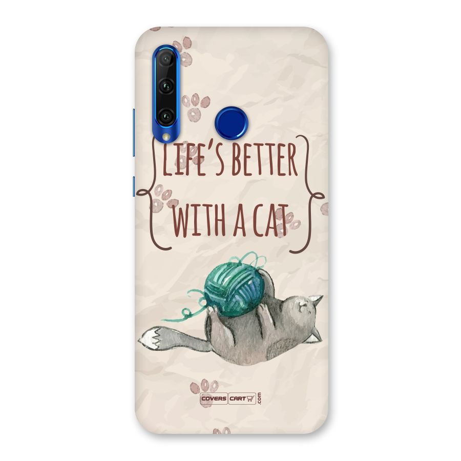 Cute Cat Back Case for Honor 20i