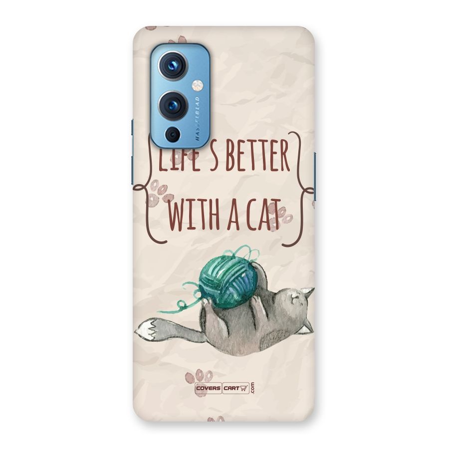 Cute Cat Back Case for OnePlus 9