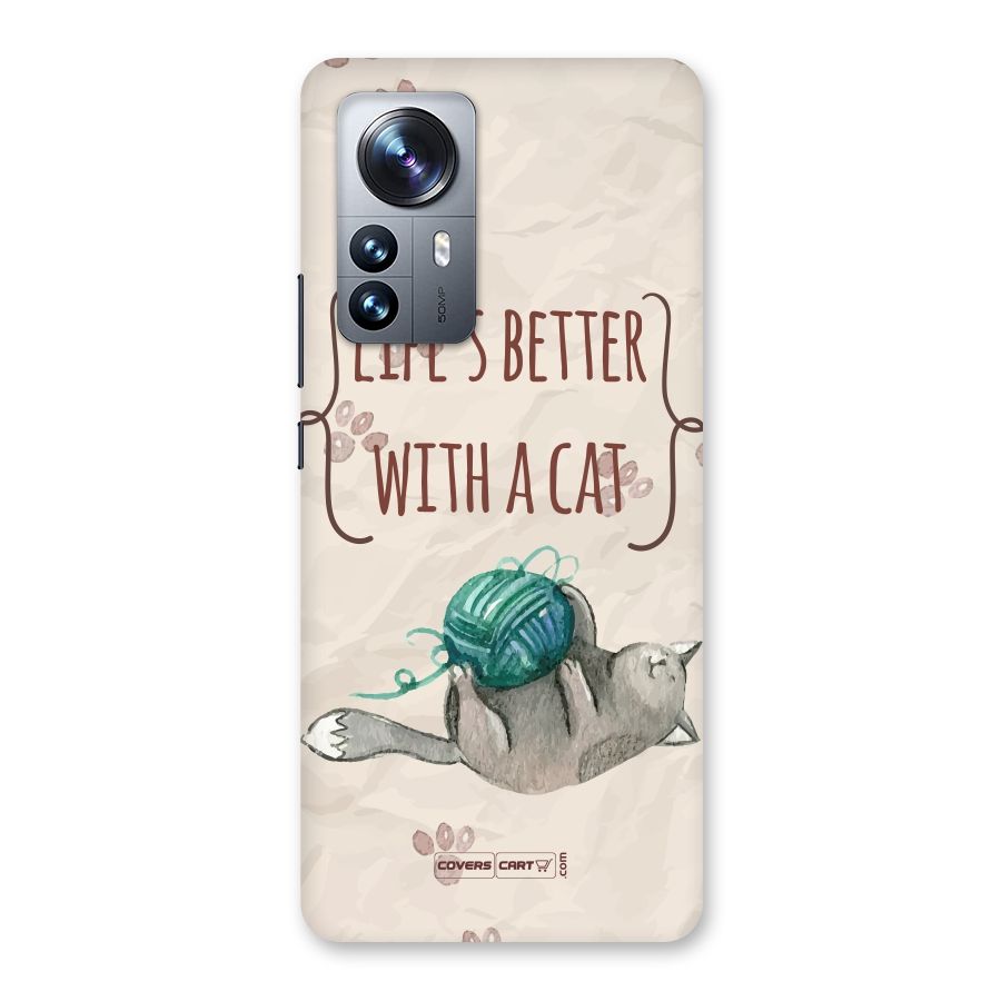 Cute Cat Back Case for Xiaomi 12 Pro