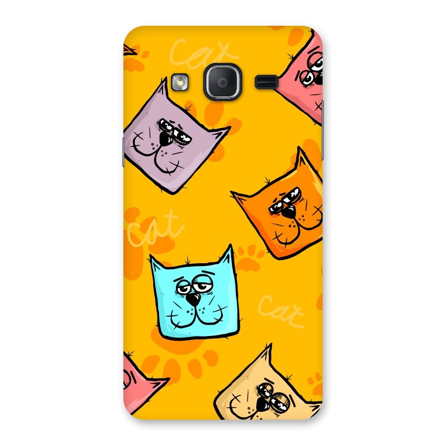 Cute Cat Pattern Back Case for Galaxy On7 2015