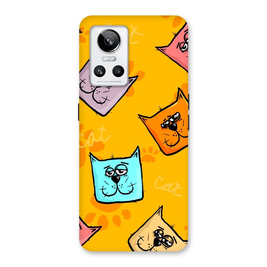 Cute Cat Pattern Back Case for Realme GT Neo 3