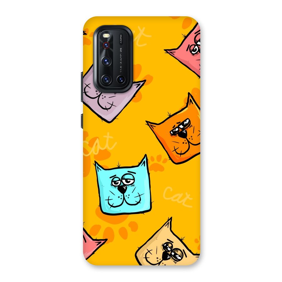 Cute Cat Pattern Back Case for Vivo V19