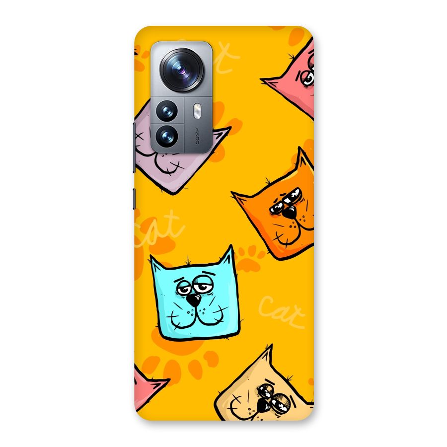 Cute Cat Pattern Back Case for Xiaomi 12 Pro