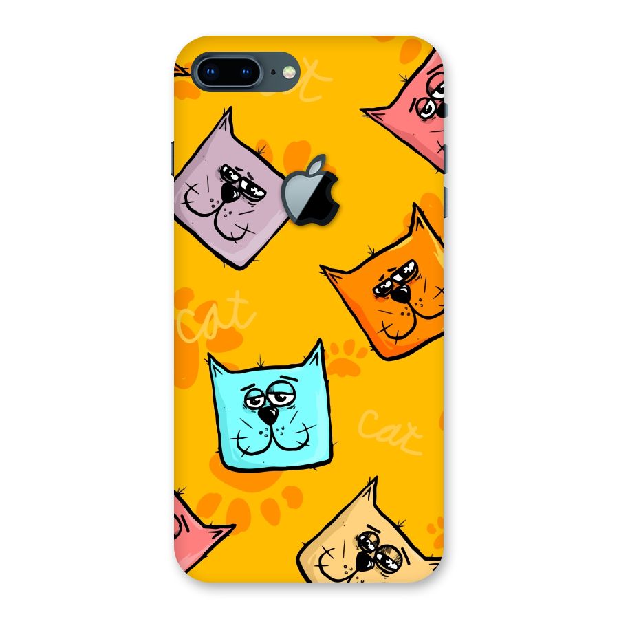 Cute Cat Pattern Back Case for iPhone 7 Plus Apple Cut