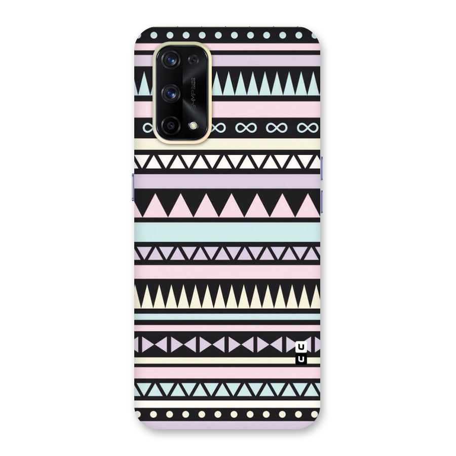 Cute Chev Pattern Glass Back Case for Realme X7 Pro