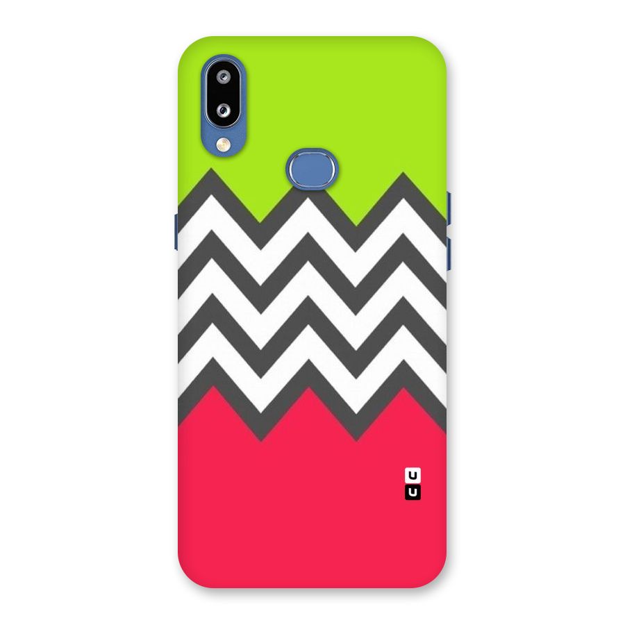 Cute Chevron Back Case for Galaxy M01s
