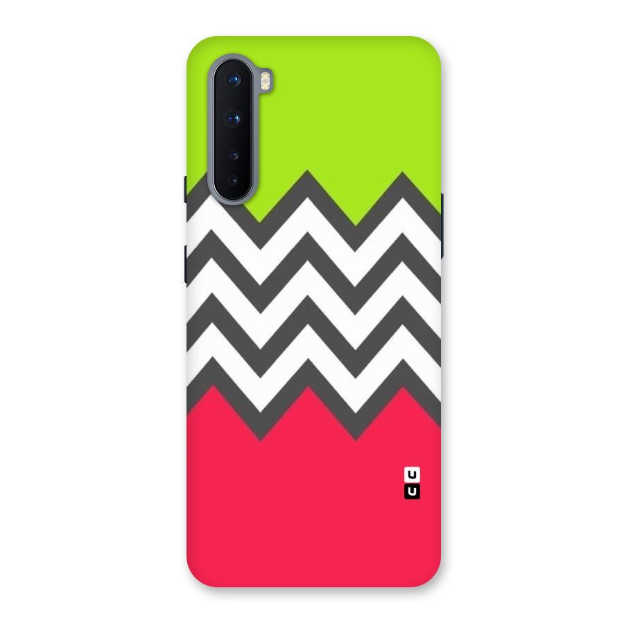 Cute Chevron Back Case for OnePlus Nord