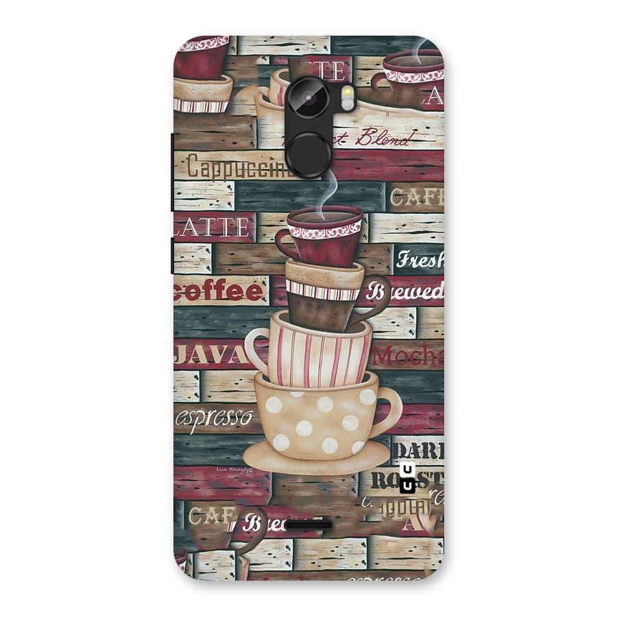 Cute Coffee Cups Back Case for Gionee X1