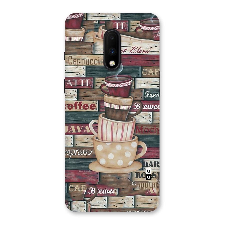 Cute Coffee Cups Back Case for OnePlus 7
