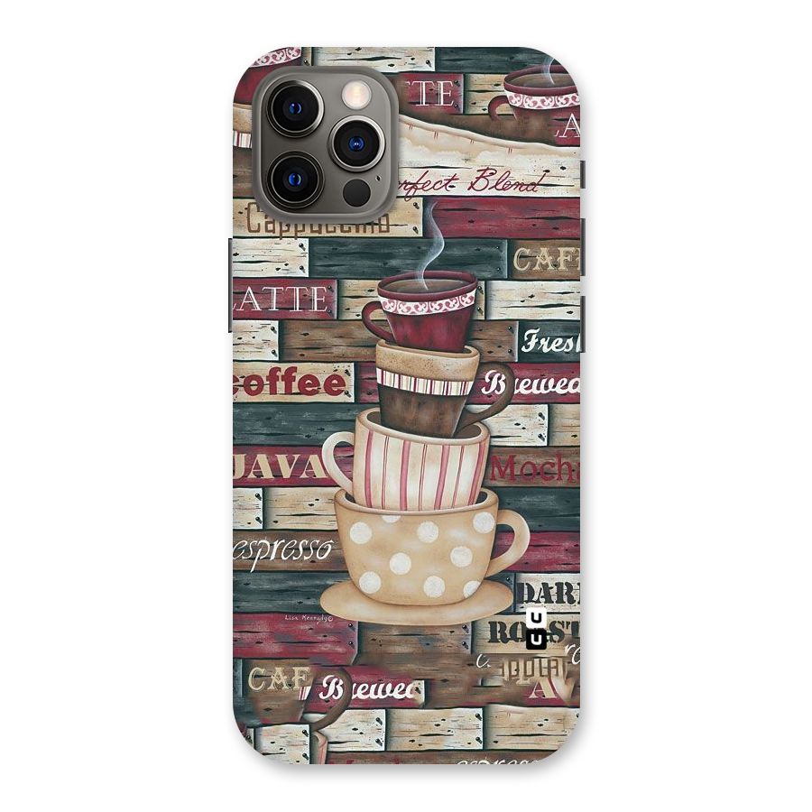 Cute Coffee Cups Back Case for iPhone 12 Pro