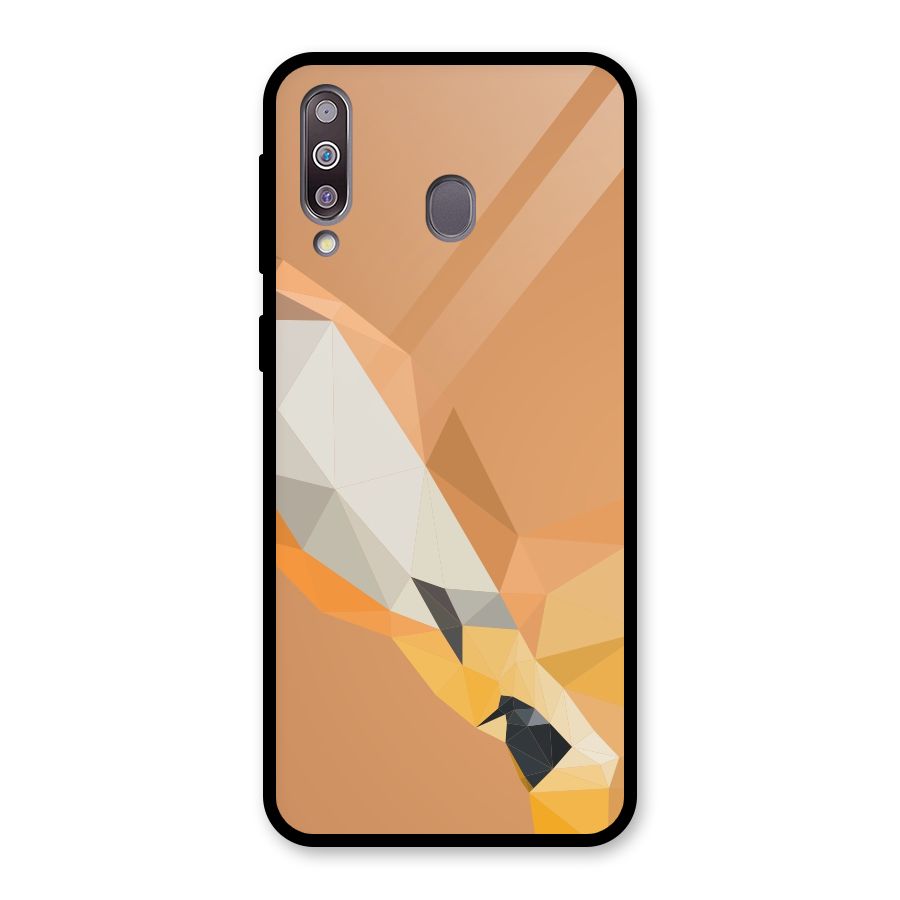 Cute Deer Glass Back Case for Galaxy M30