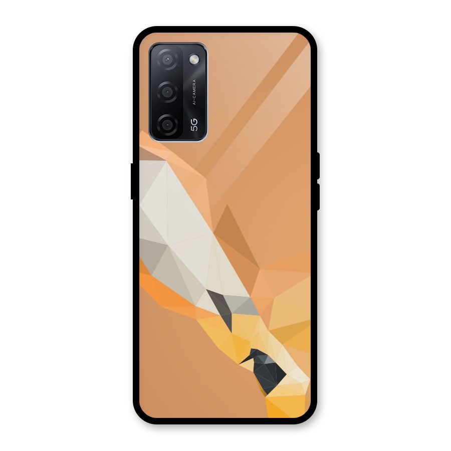 Cute Deer Glass Back Case for Oppo A53s 5G