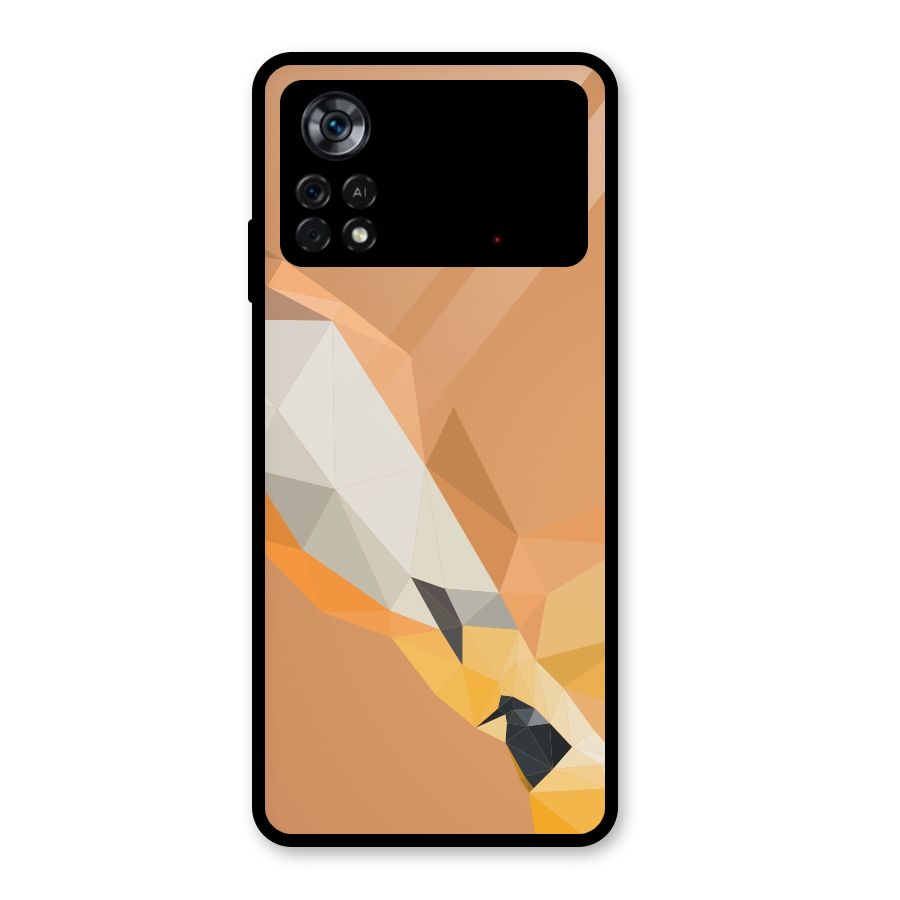 Cute Deer Glass Back Case for Poco X4 Pro 5G