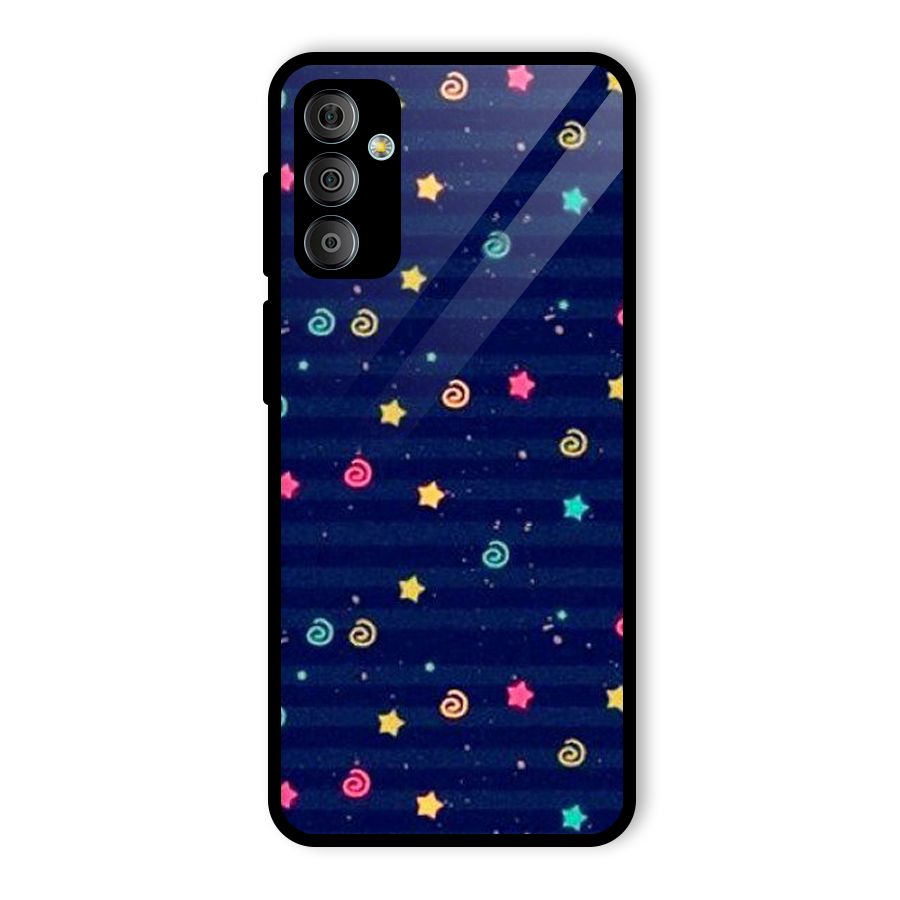 Cute Design Glass Back Case for Galaxy F23