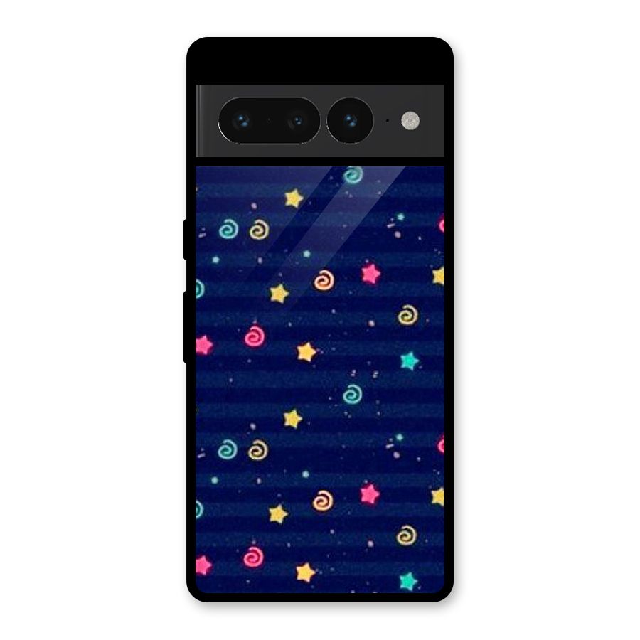 Cute Design Glass Back Case for Google Pixel 7 Pro