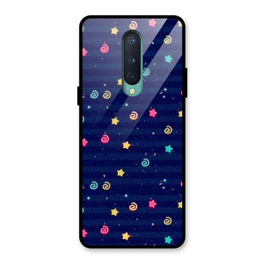 Cute Design Glass Back Case for OnePlus 8