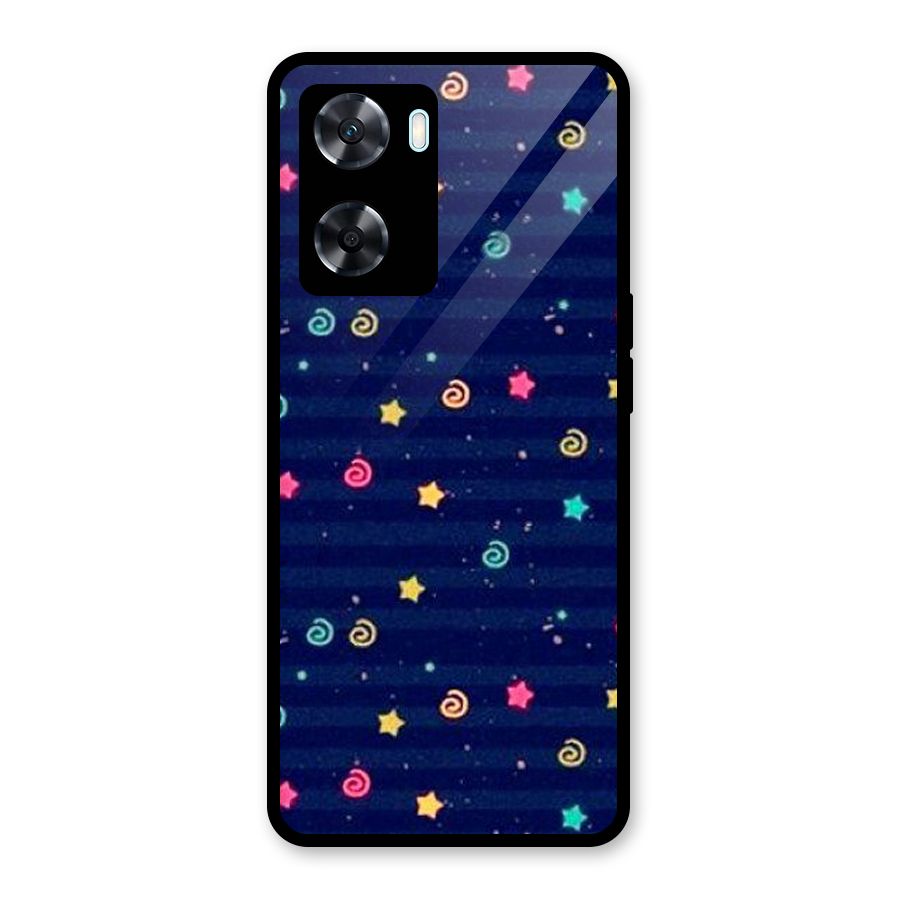 Cute Design Glass Back Case for Oppo A77