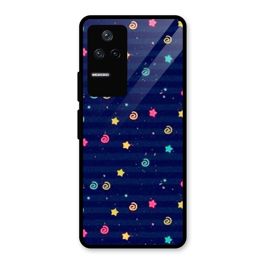 Cute Design Glass Back Case for Poco F4 5G