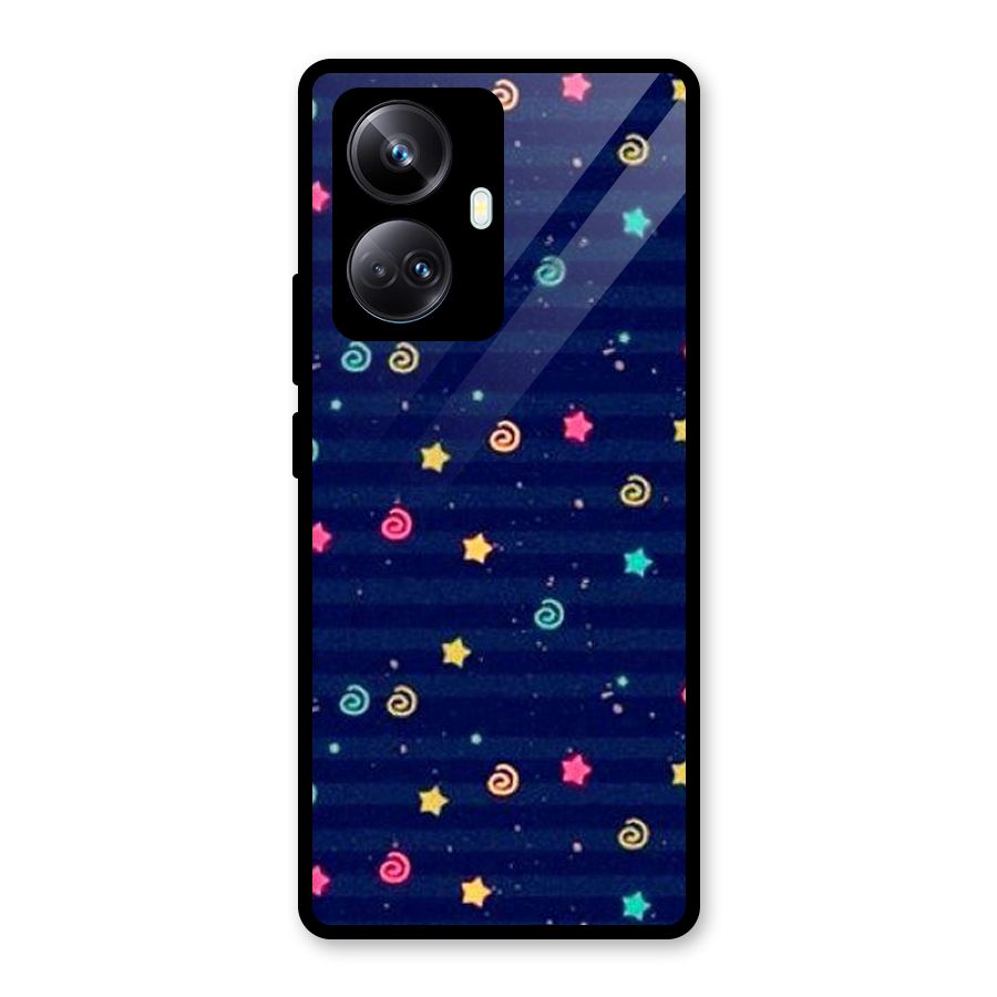 Cute Design Glass Back Case for Realme 10 Pro Plus