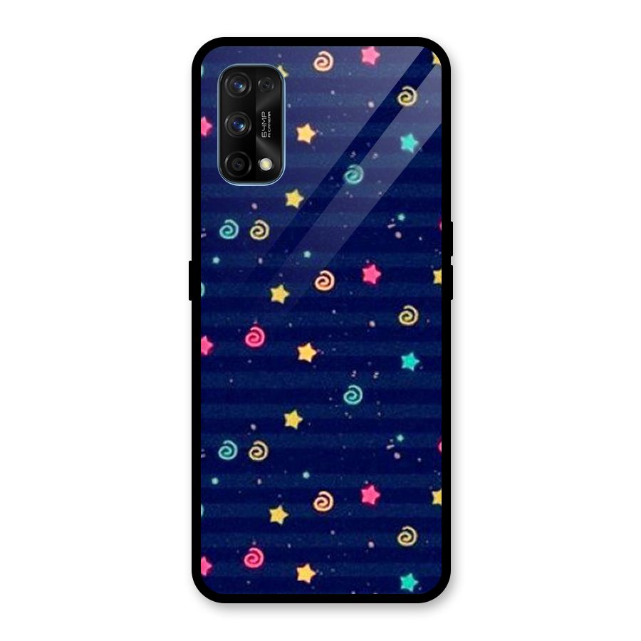 Cute Design Glass Back Case for Realme 7 Pro