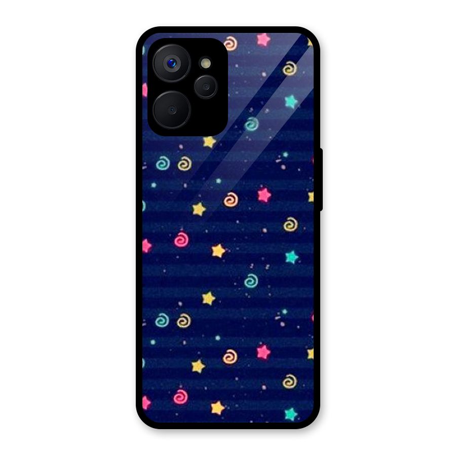 Cute Design Glass Back Case for Realme 9i 5G