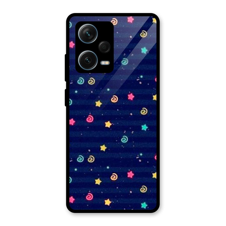 Cute Design Glass Back Case for Redmi Note 12 Pro Plus 5G