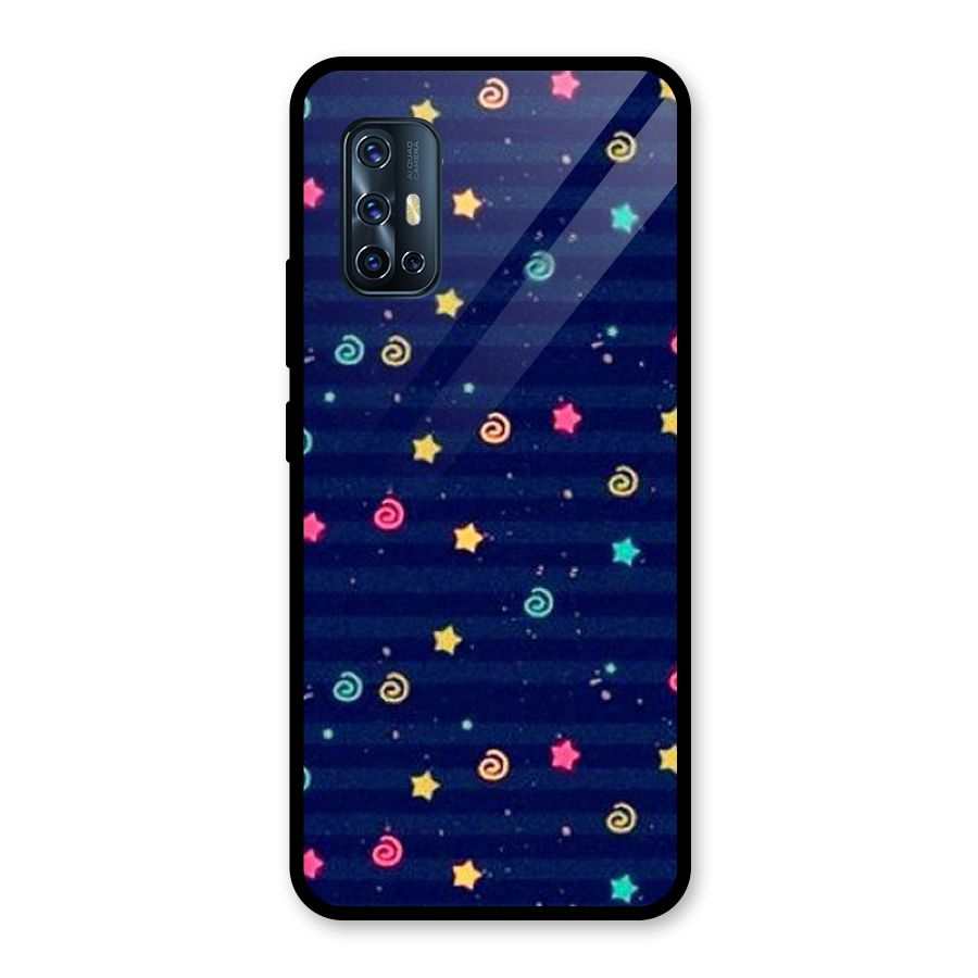 Cute Design Glass Back Case for Vivo V17