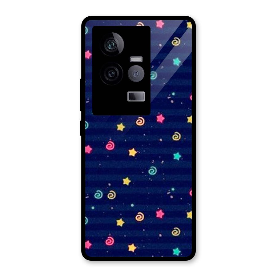 Cute Design Glass Back Case for Vivo iQOO 11 5G