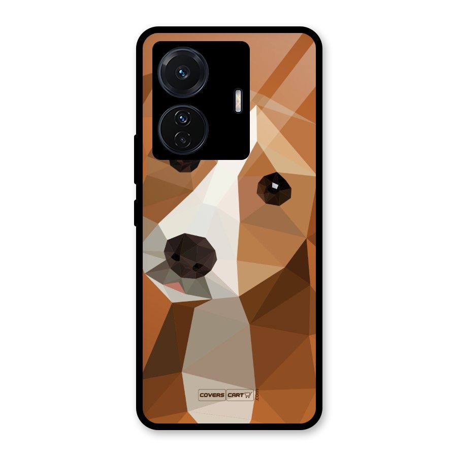 Cute Dog Glass Back Case for Vivo iQOO Z6 Pro
